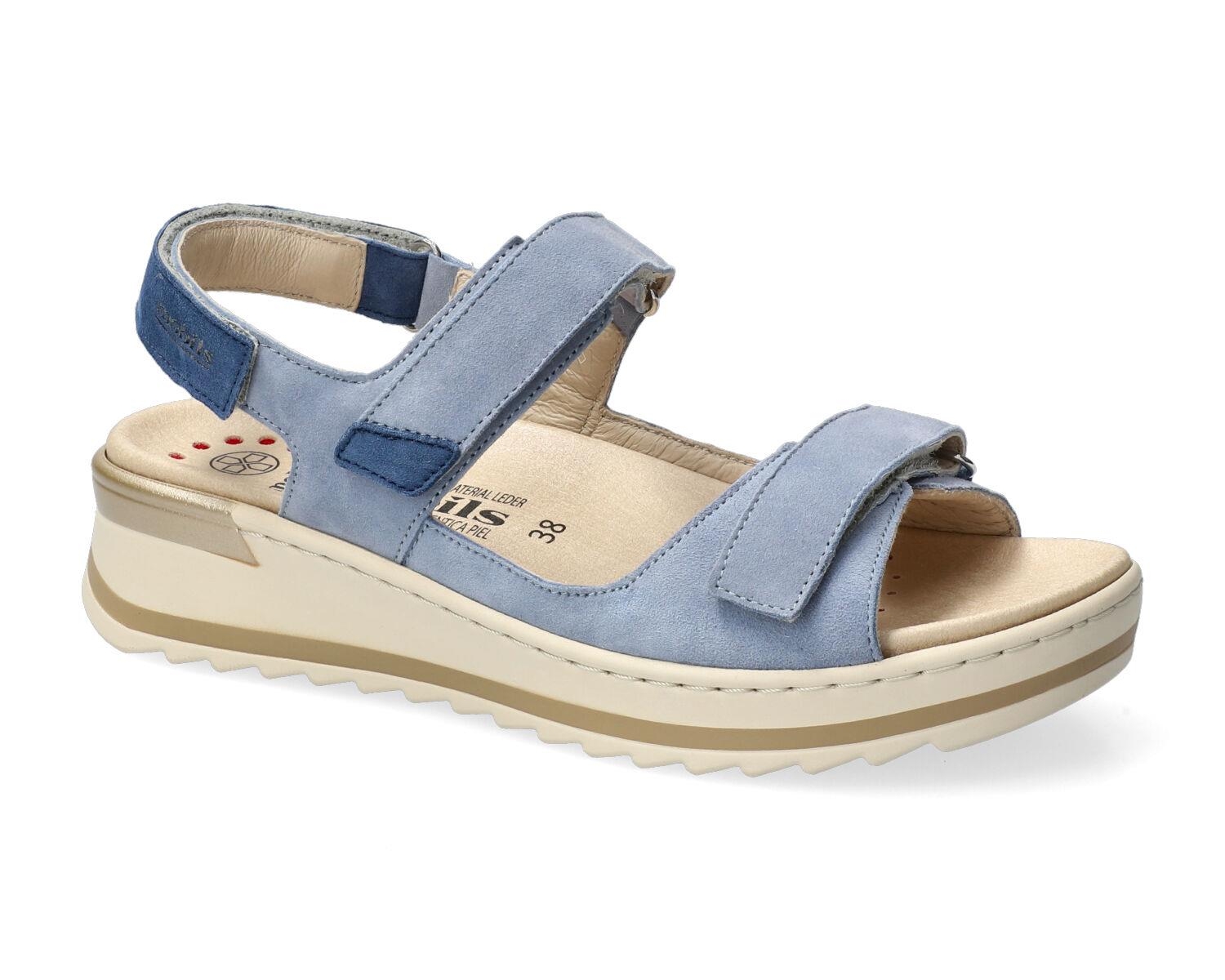 sandales femme modèle Elora Bleu ciel - Mephisto